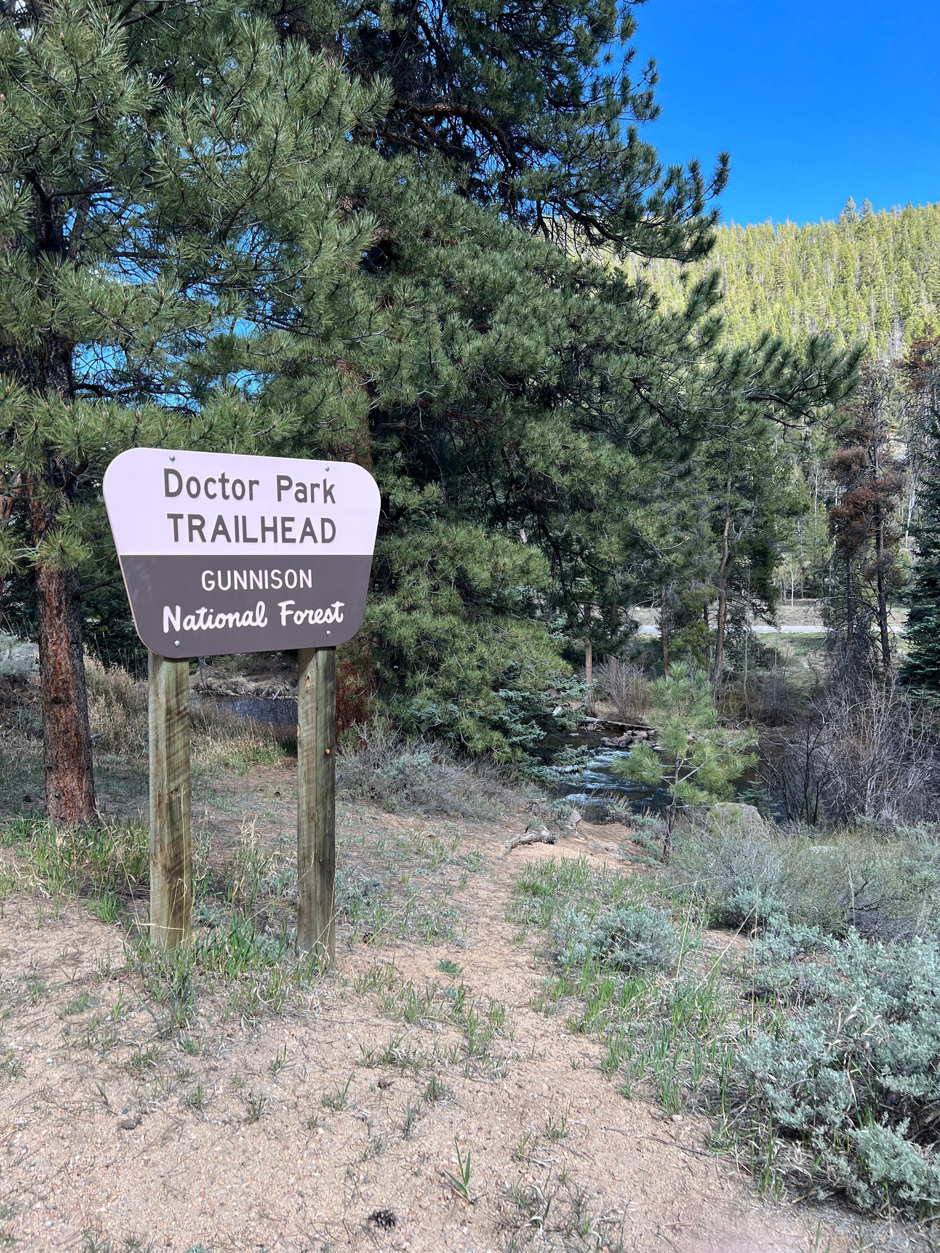 Just one of many hiking trails in the area