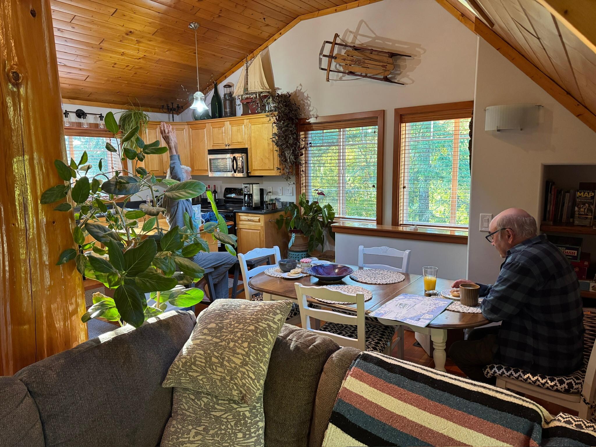 Kitchen and dining area