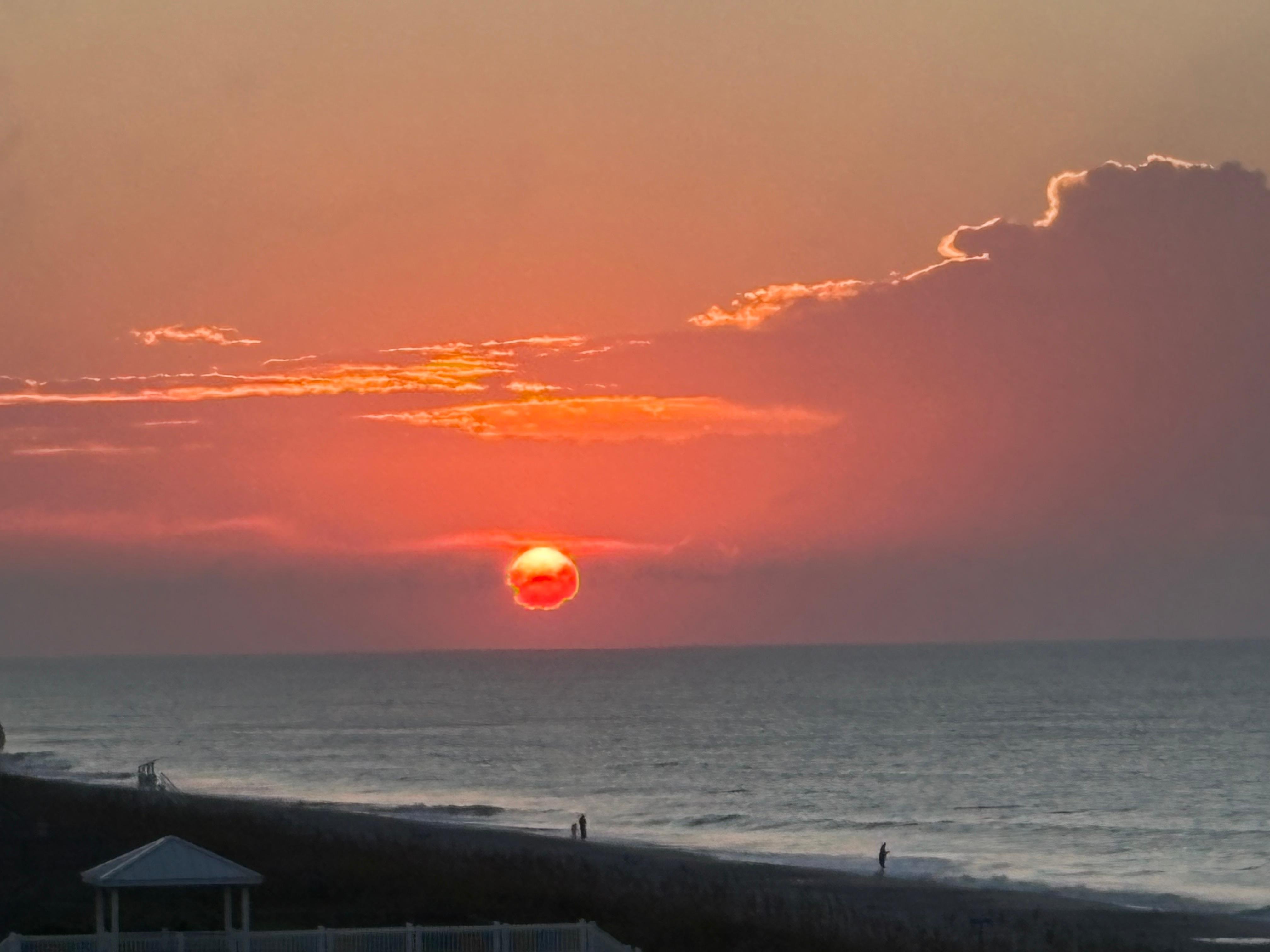 Sunrise from the deck