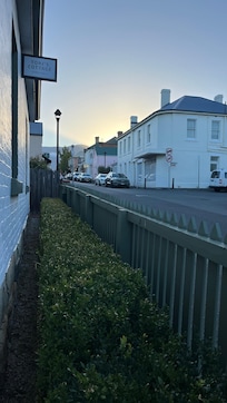 Front of Tori’s Cottage looking towards Mt Wellington direction.