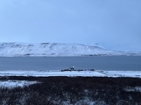 Hvalföður from near the hot tub