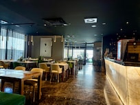The restaurant area