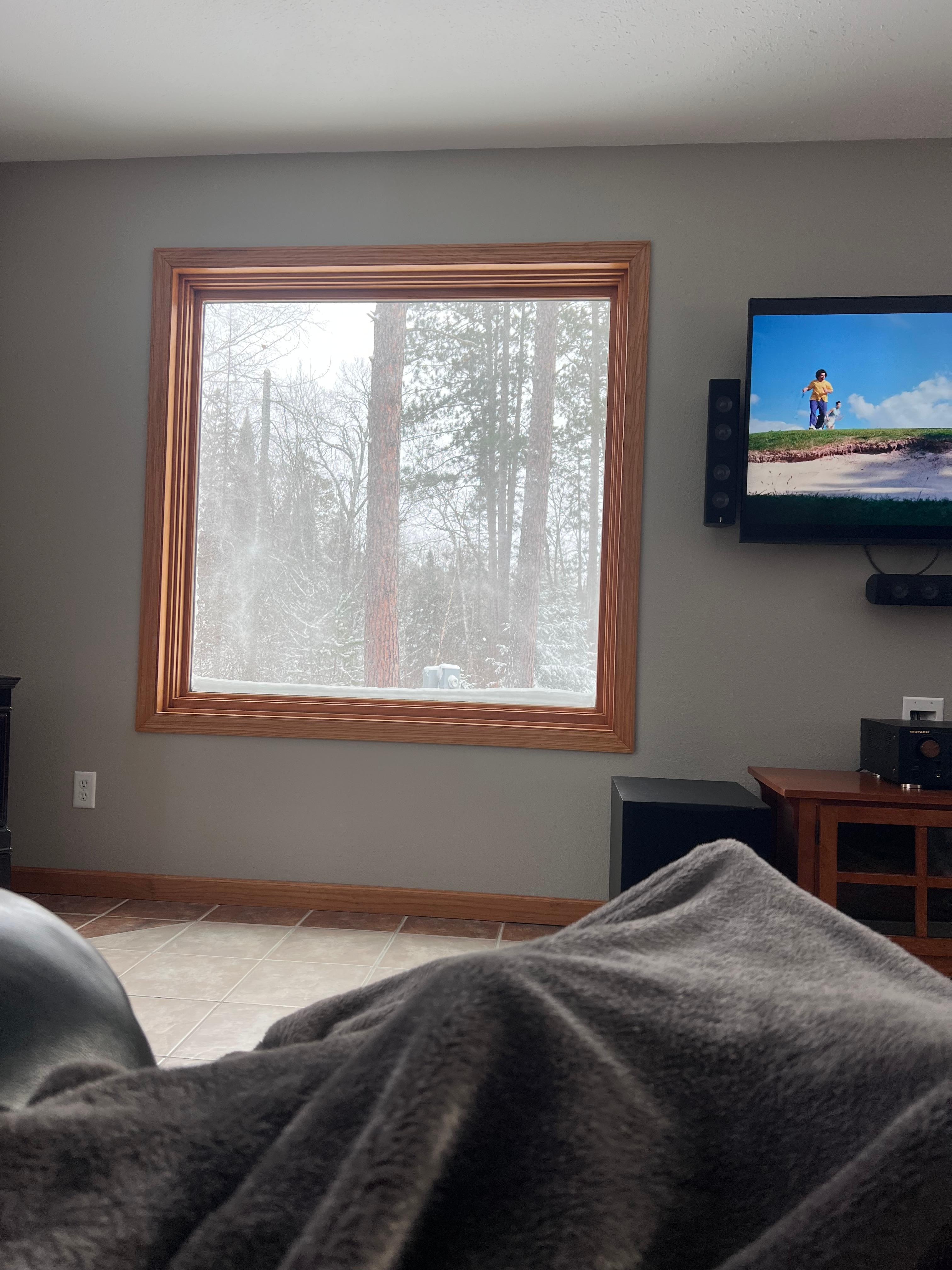 Relaxing in the living room with a beautiful view 