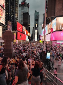 Time Square about a 15 minute walk from our hotel