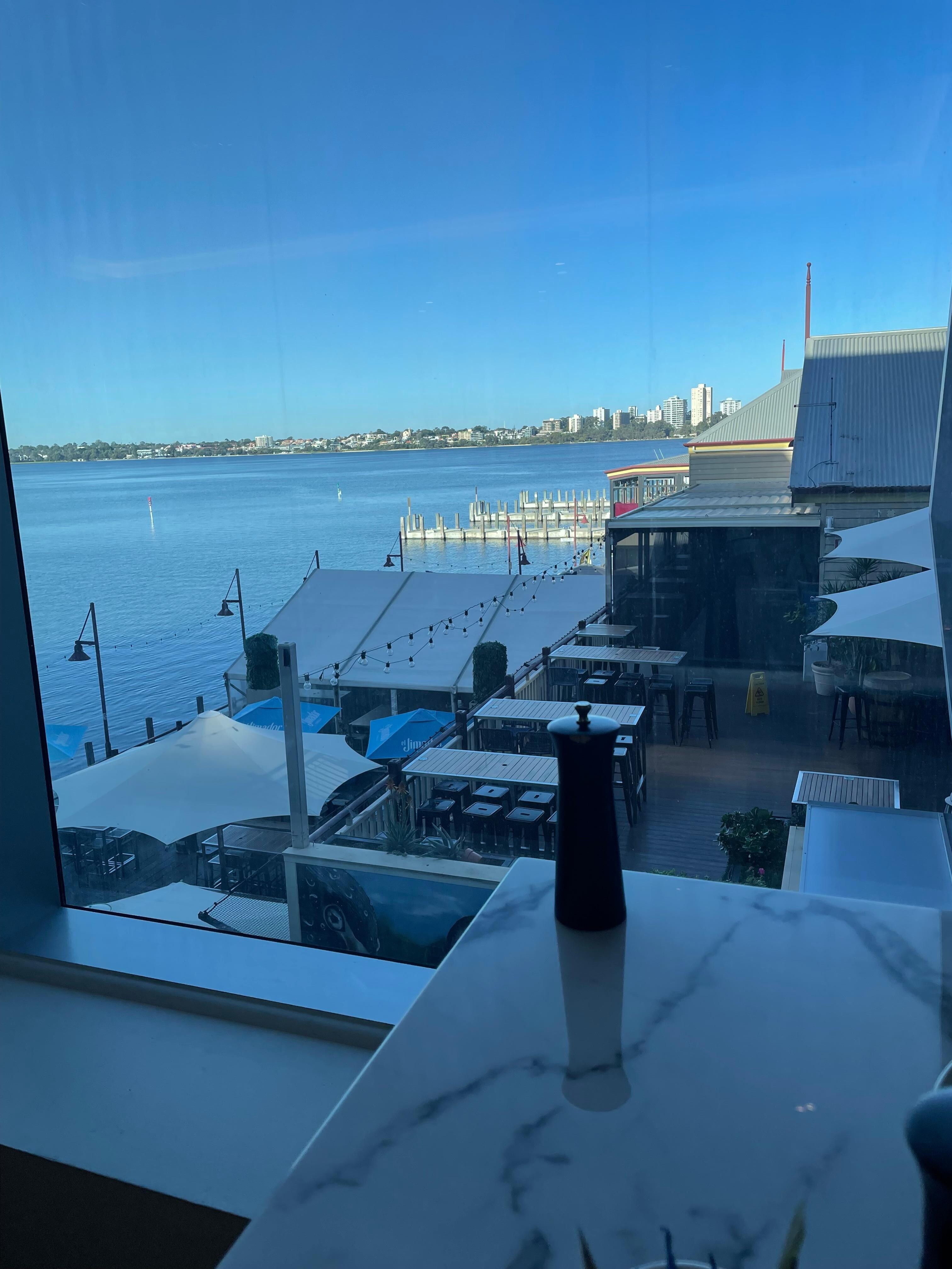 Breakfast with a view 