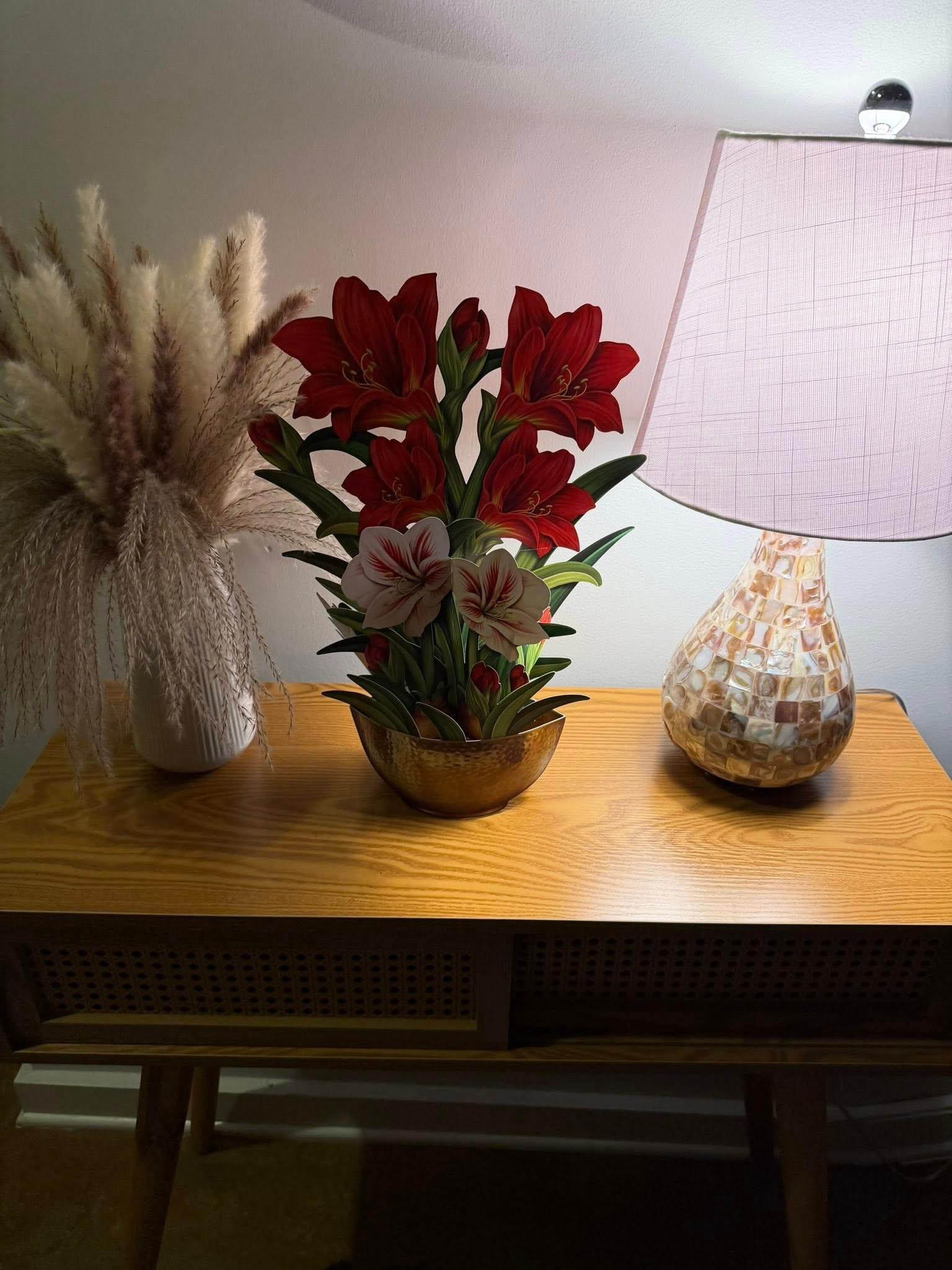 Paper pop up Christmas card