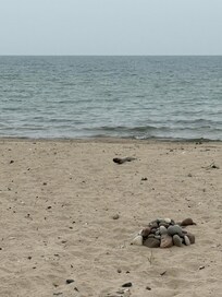 View from our beach chairs