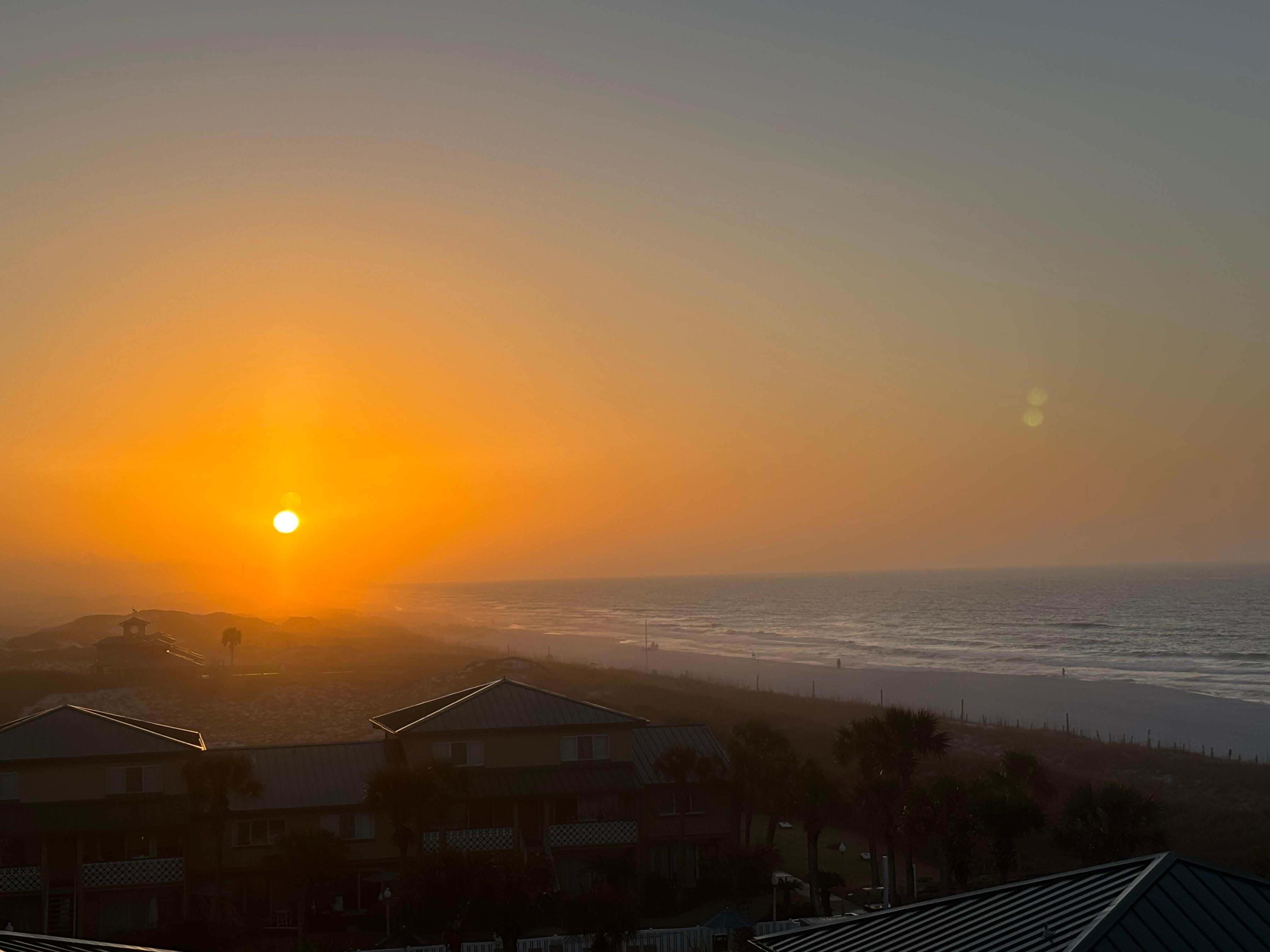 View out the front door of sunrise