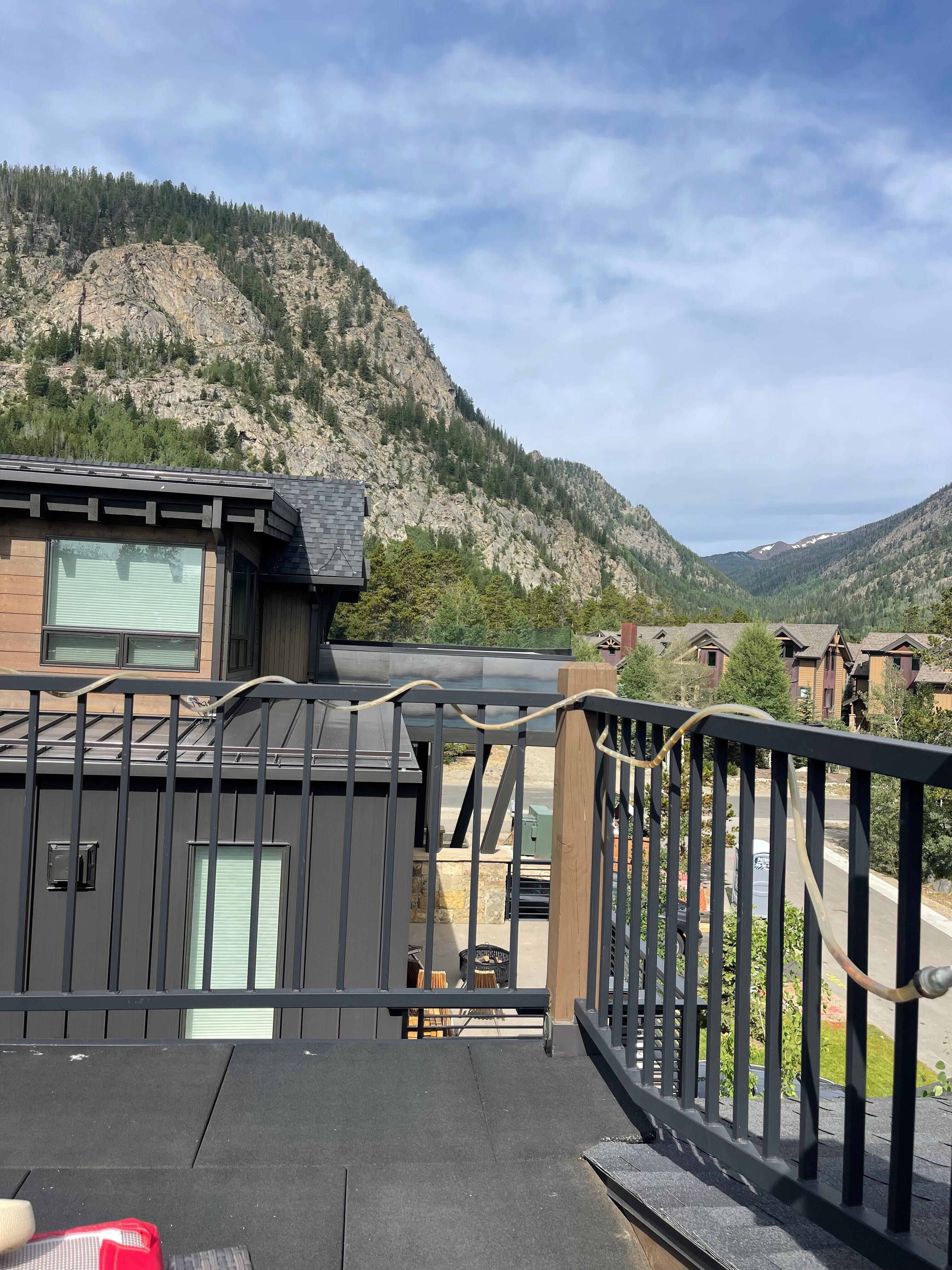 nice view from rooftop deck.