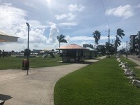 The park across the street .