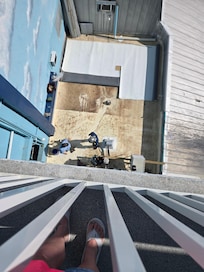 Work done outside our room starting at 730am