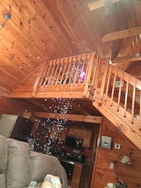 Bubbles galore from the loft.