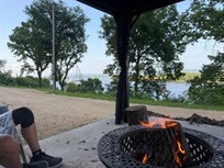 Our view from the fire pit
