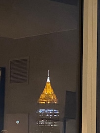 View at night laying in bed