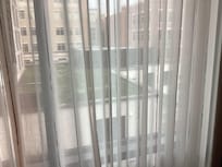 Mold and mildew across the entire outer set of curtains. A health hazard for someone like myself with respiratory issues. Will not be paying for this stay. Have disputed the charge with my credit card company.