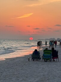 One of the many amazing sunsets