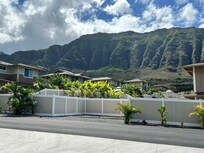 Waianae Mountains from the back patio.