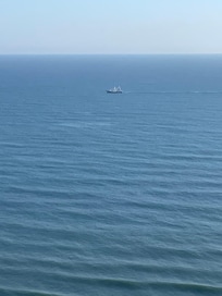 View of ocean from the deck