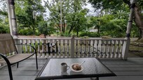 My favorite place to sit and have breakfast.