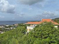 View from the neighbor's driveway