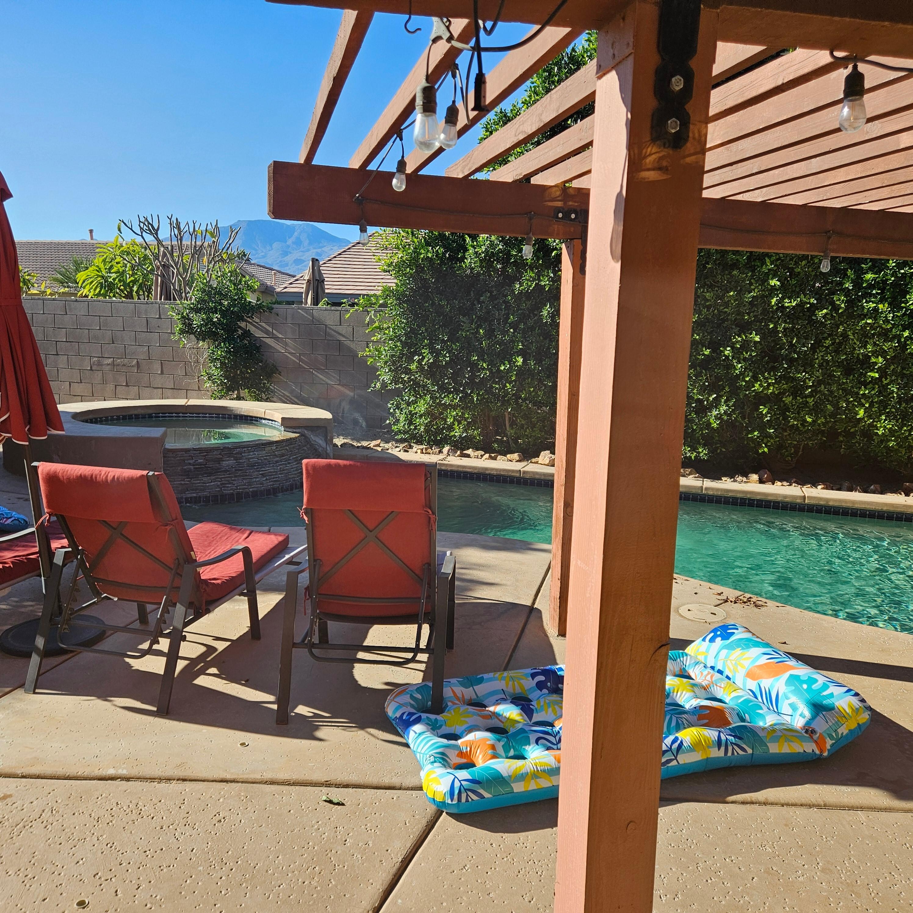 Backyard photo from back door 