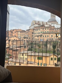 View from the bed. Didn’t even have to stand up to enjoy it.