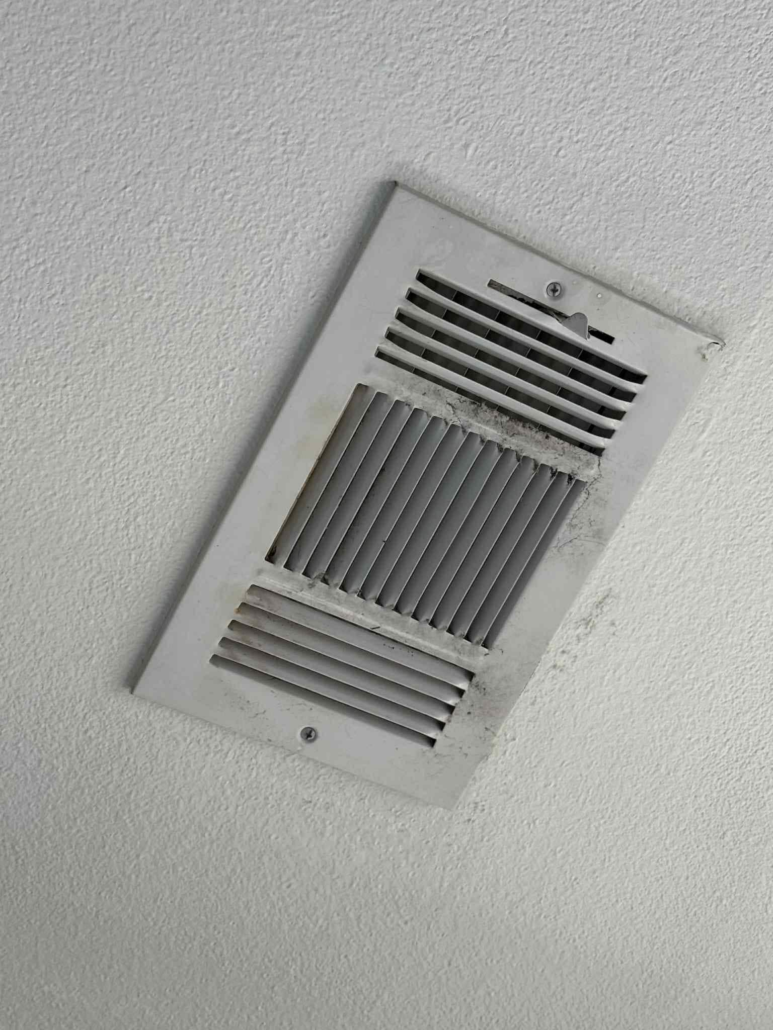 Mold on the air vents.