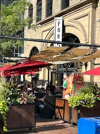Breakfast at The Fork while at the Saturday Market