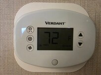 This is the temperature.
I tried to increase the temperature to 74 digress or 75 degrees. But each time. I failed.