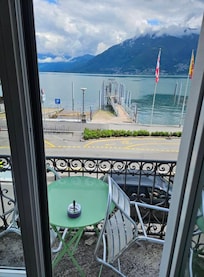 View from our upgraded room.