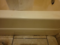 And it also somehow was outside the tub...