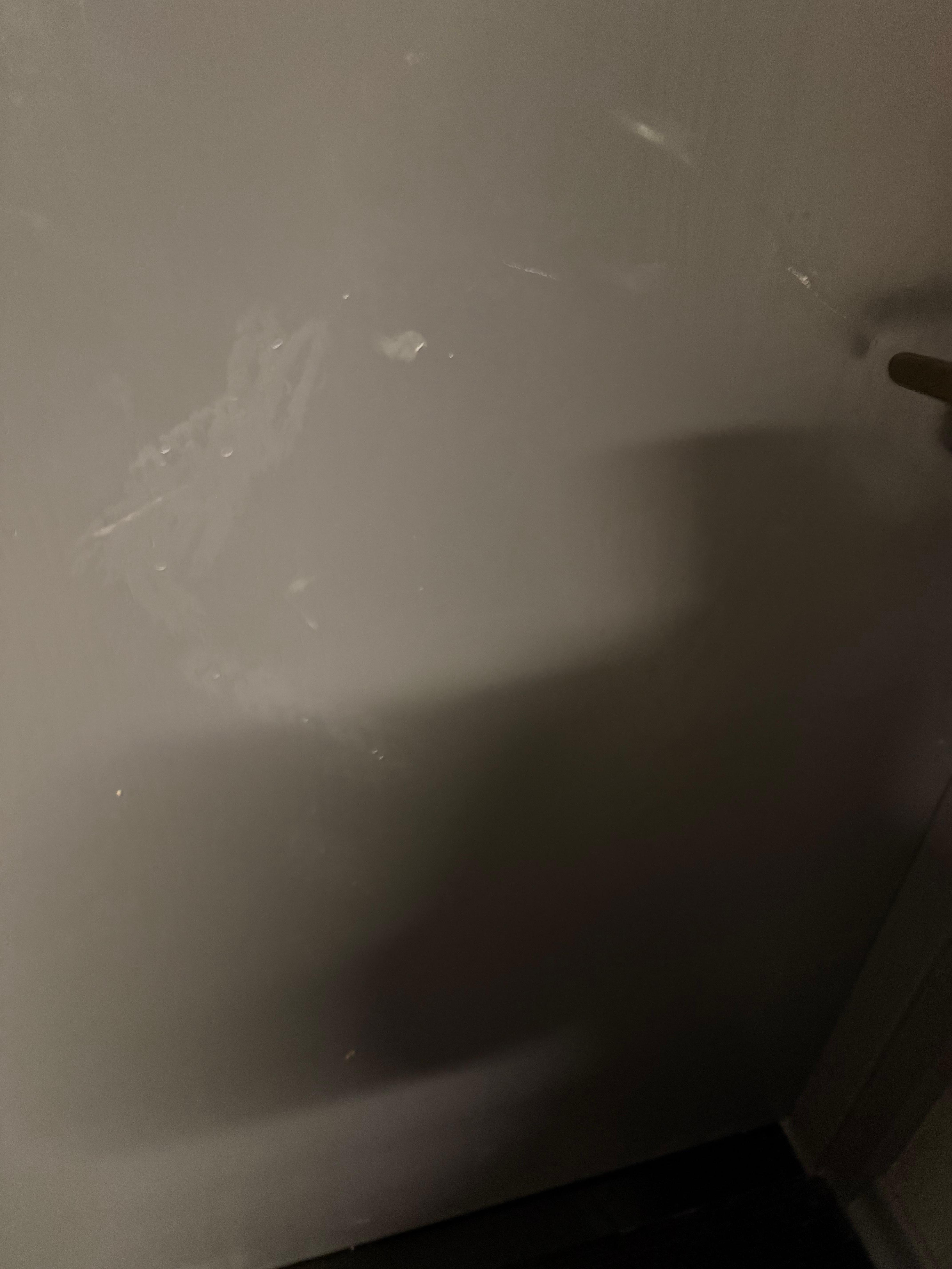 Door to room…what is that smear???