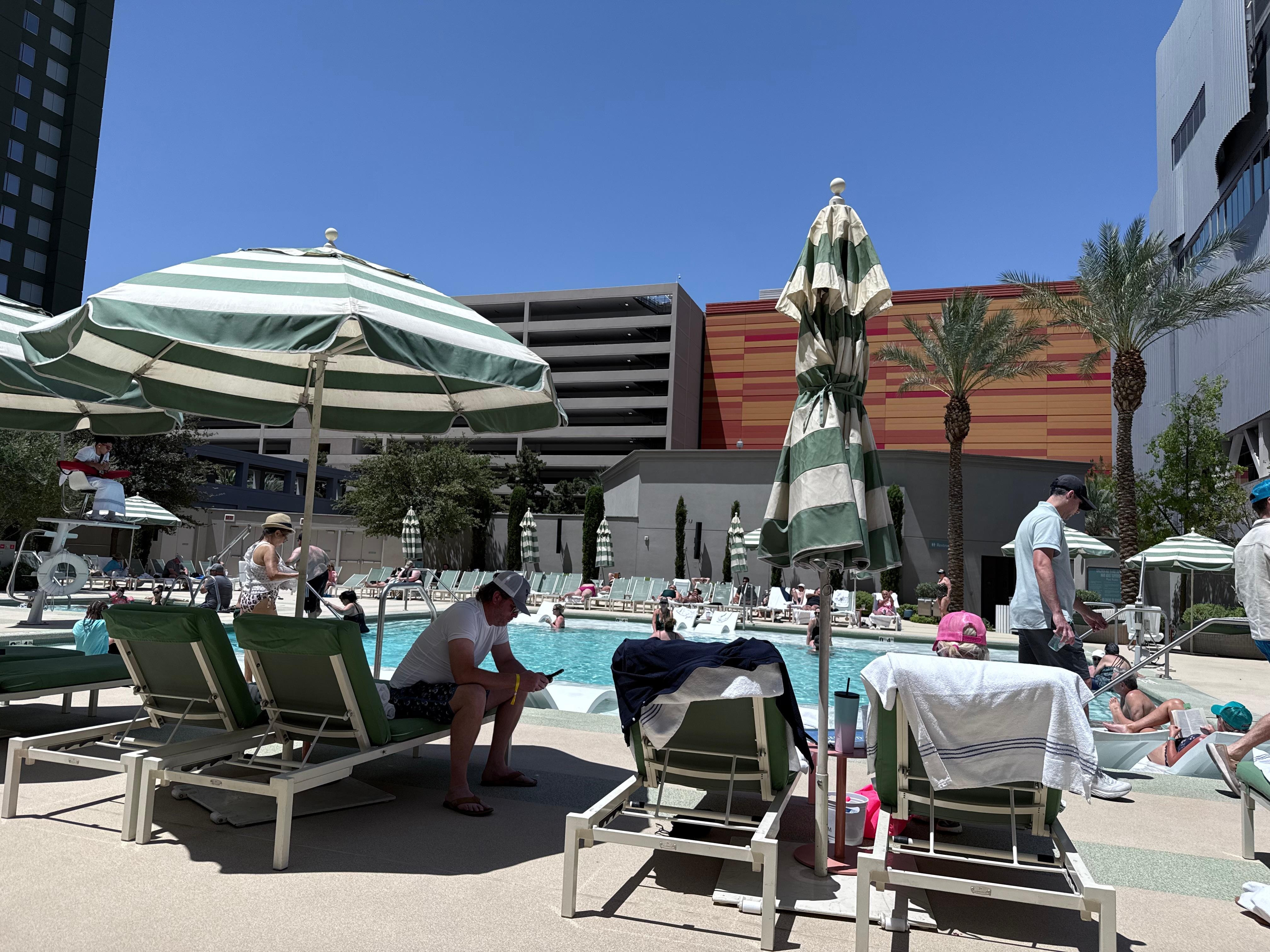 Beautiful day for the pool