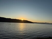 Sunset from our room