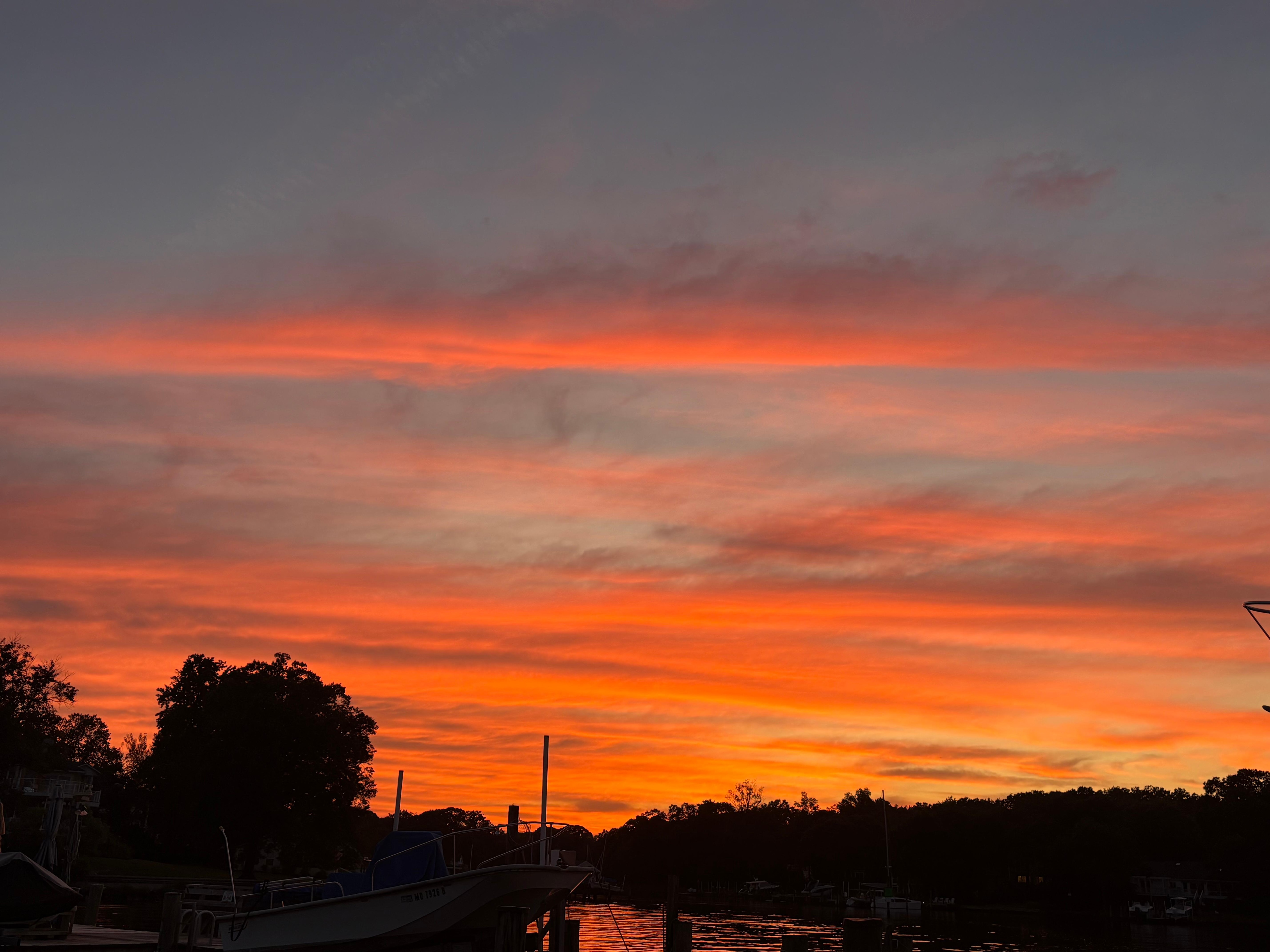Sunset from the dock