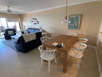 Dining and living room