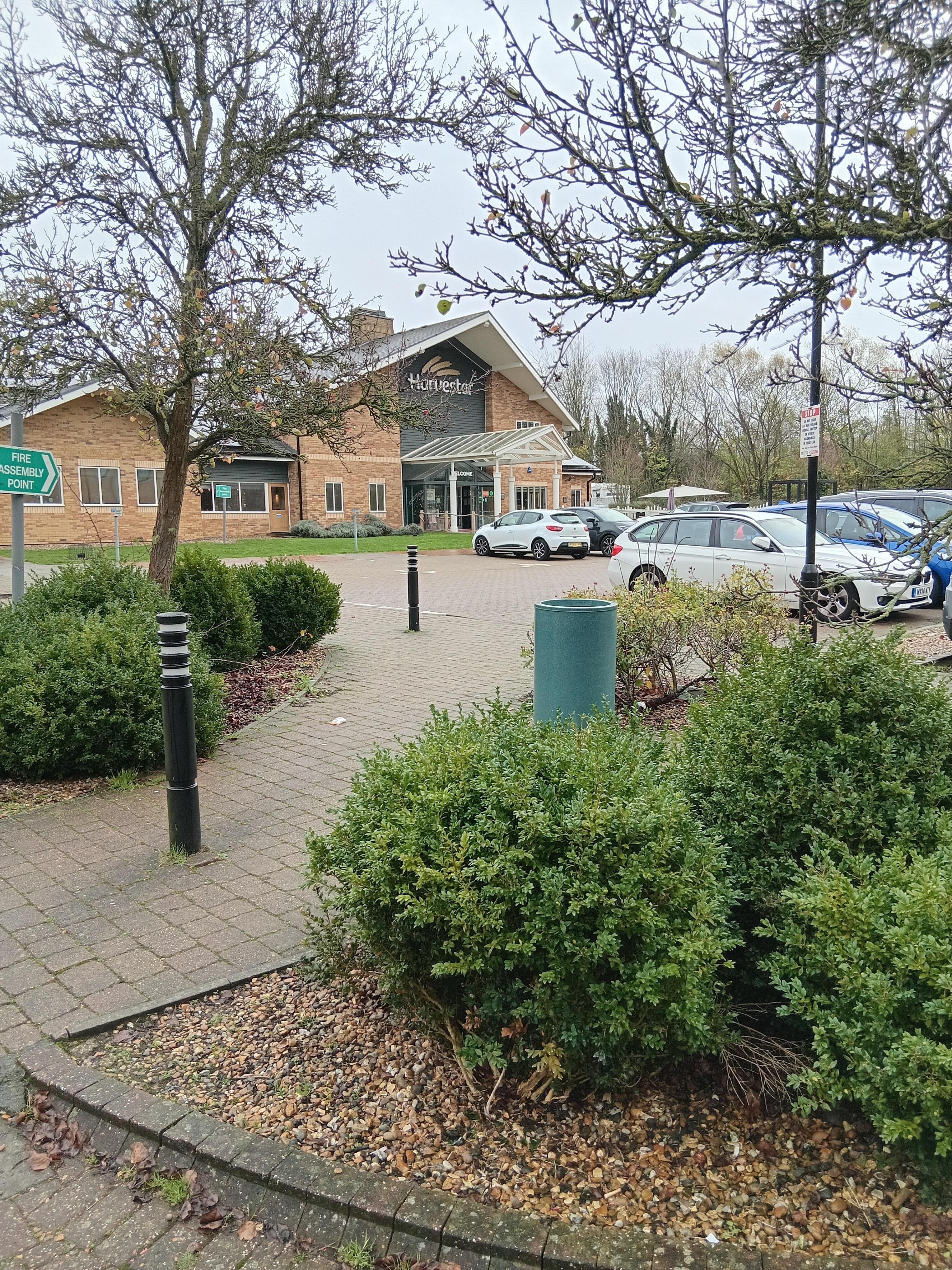 Harvester just opposite 