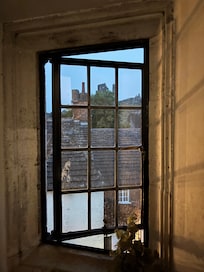 View from 1 window to Corfe Castle