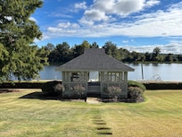 Gazebo to a dock right behind the condo