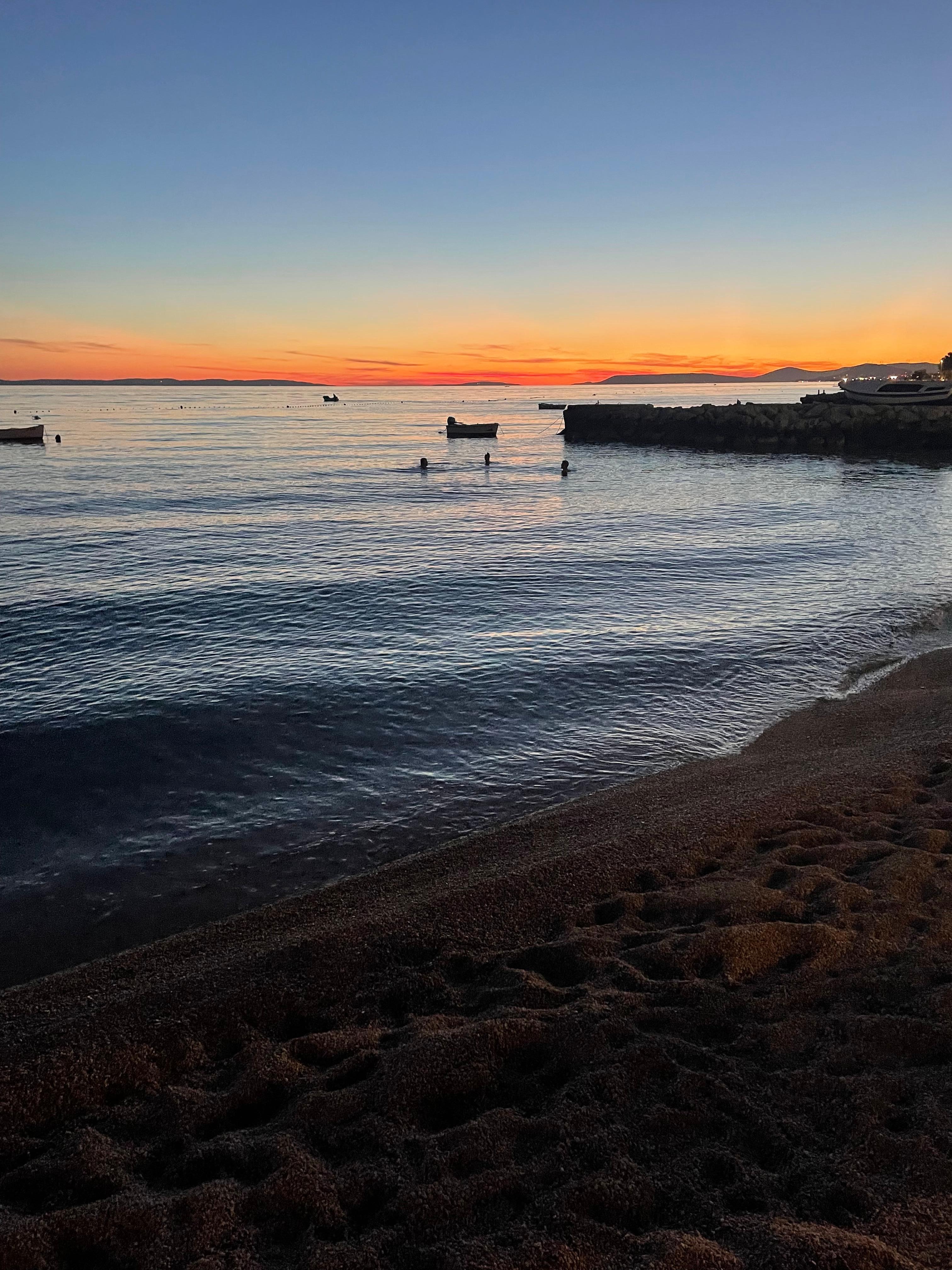 Kveldsbilde fra balkongen