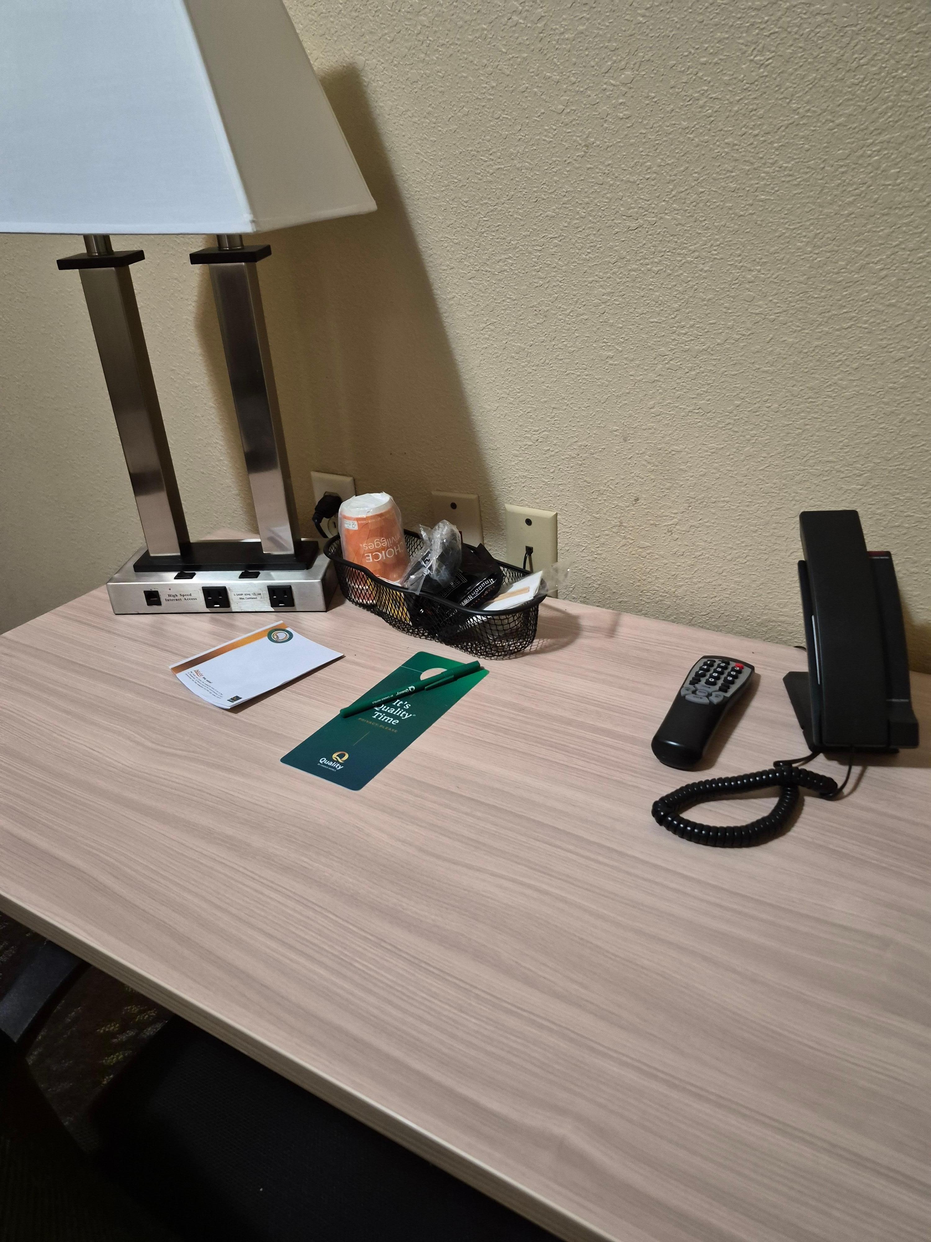 Got coffee and cups. No coffee maker