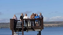 Group
Photo on the dock overlooking the beautiful lake!
