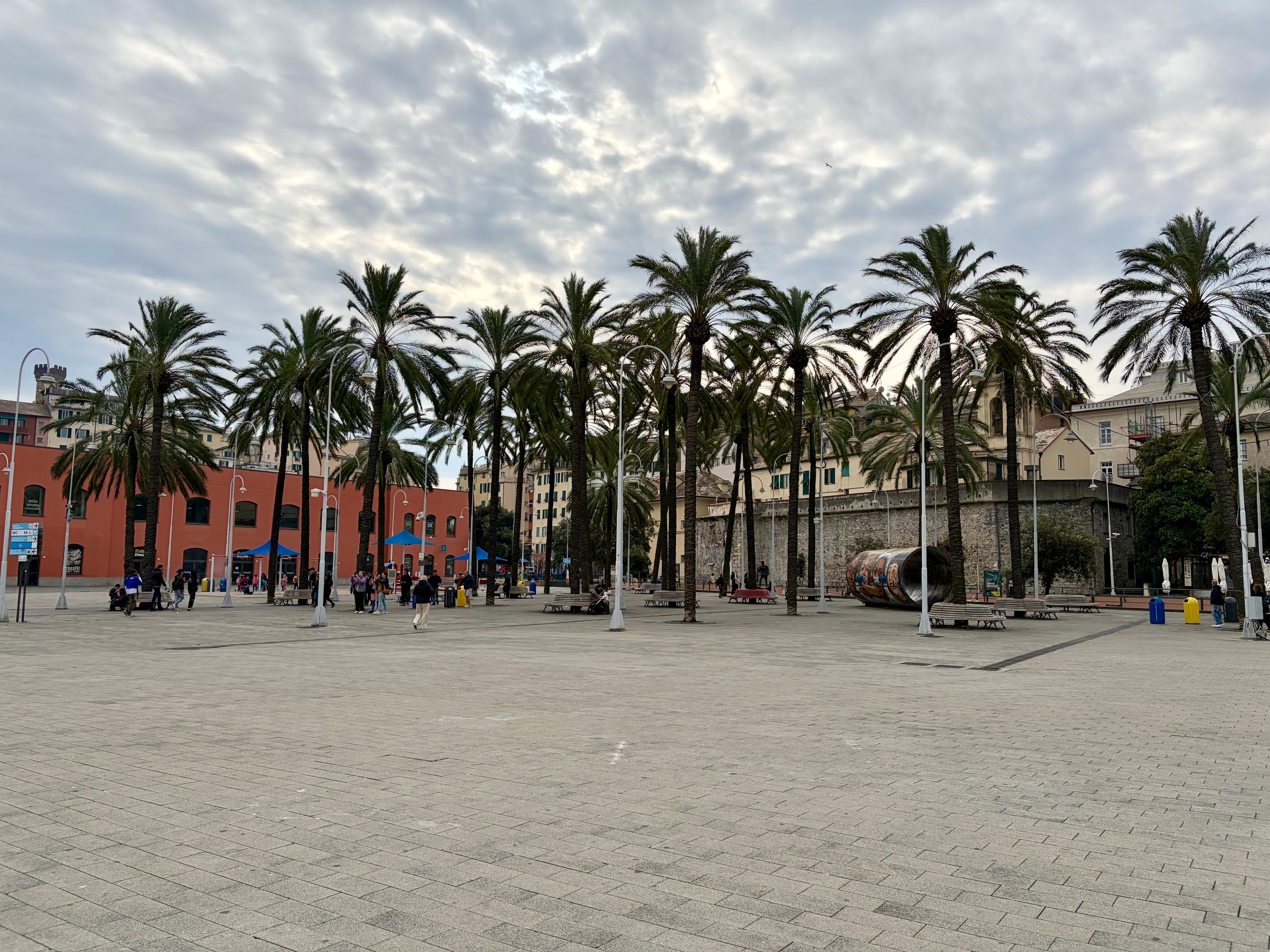 Genoa’s Harbor Promenade