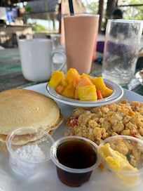 Breakfast included with our reservation