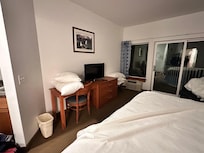 This is what the room looked like when we arrived.