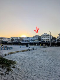 View of house from beach