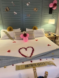 Thank you to the resort, we had this prepared for our friend.