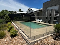 Fantastic pool that was well used after a hot day in the Hunter.