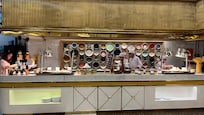 The egg station at the breakfast buffet.