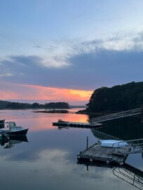 Sunset from the deck at the Drake!